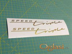 Speed triple - nalepnice za motor